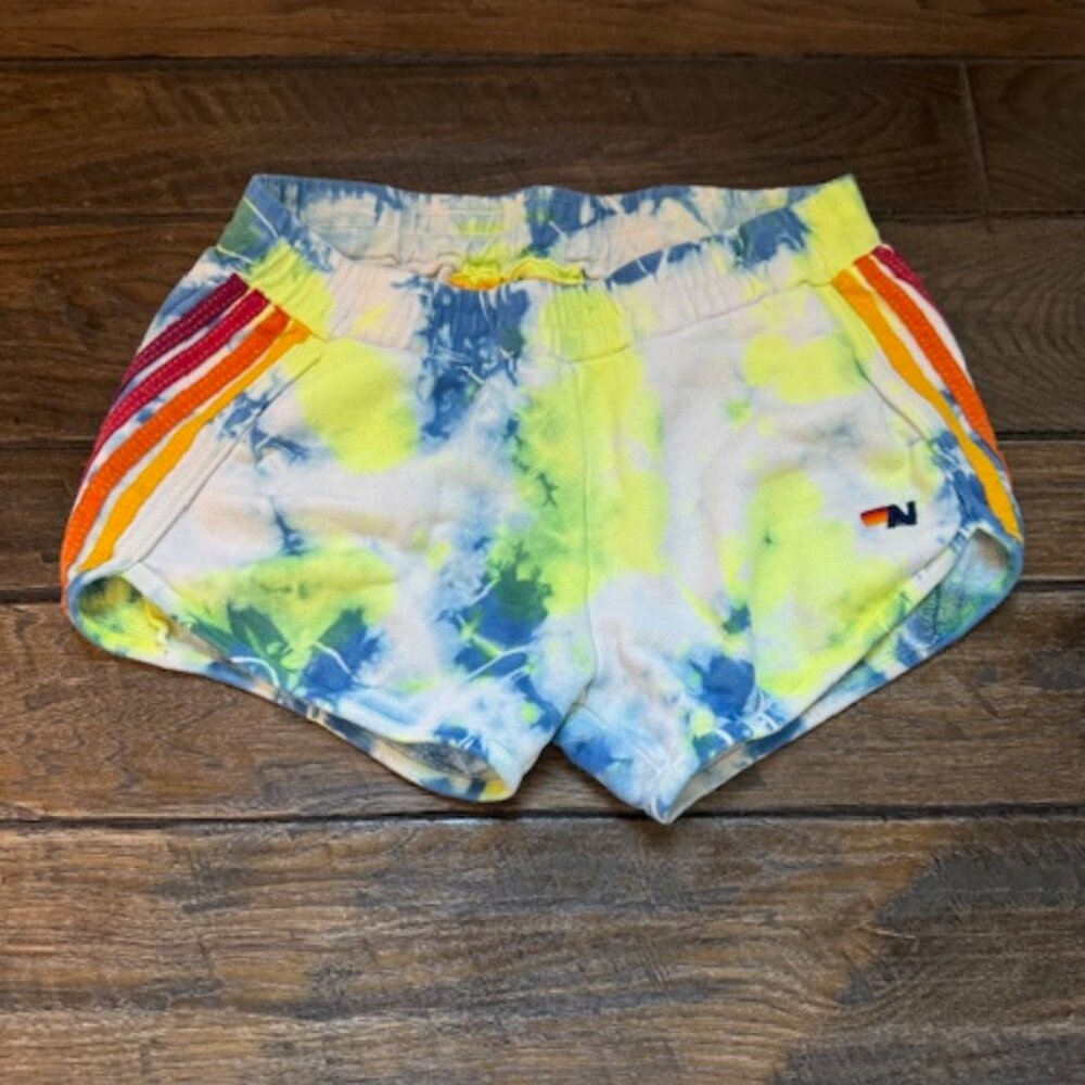 Tie Dyed Aviator Nation Sweatshorts